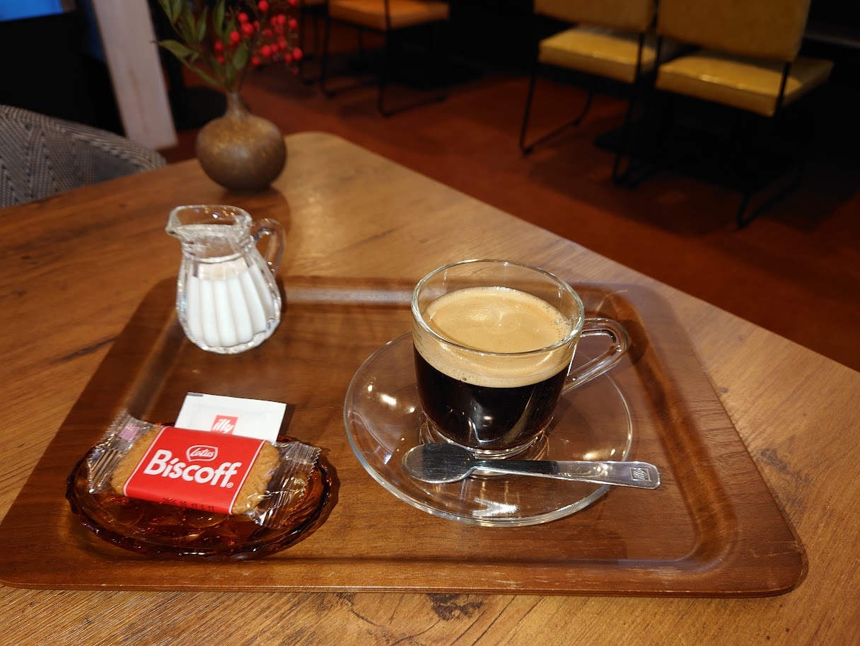 小布施Cafe+ Delightのカフェ・アメリカーノ（illy豆使用・クレマが特徴）